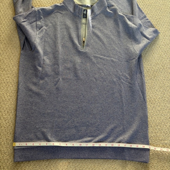 Johnnie-O Sully Quarter Zip purple Large - Picture 11 of 15